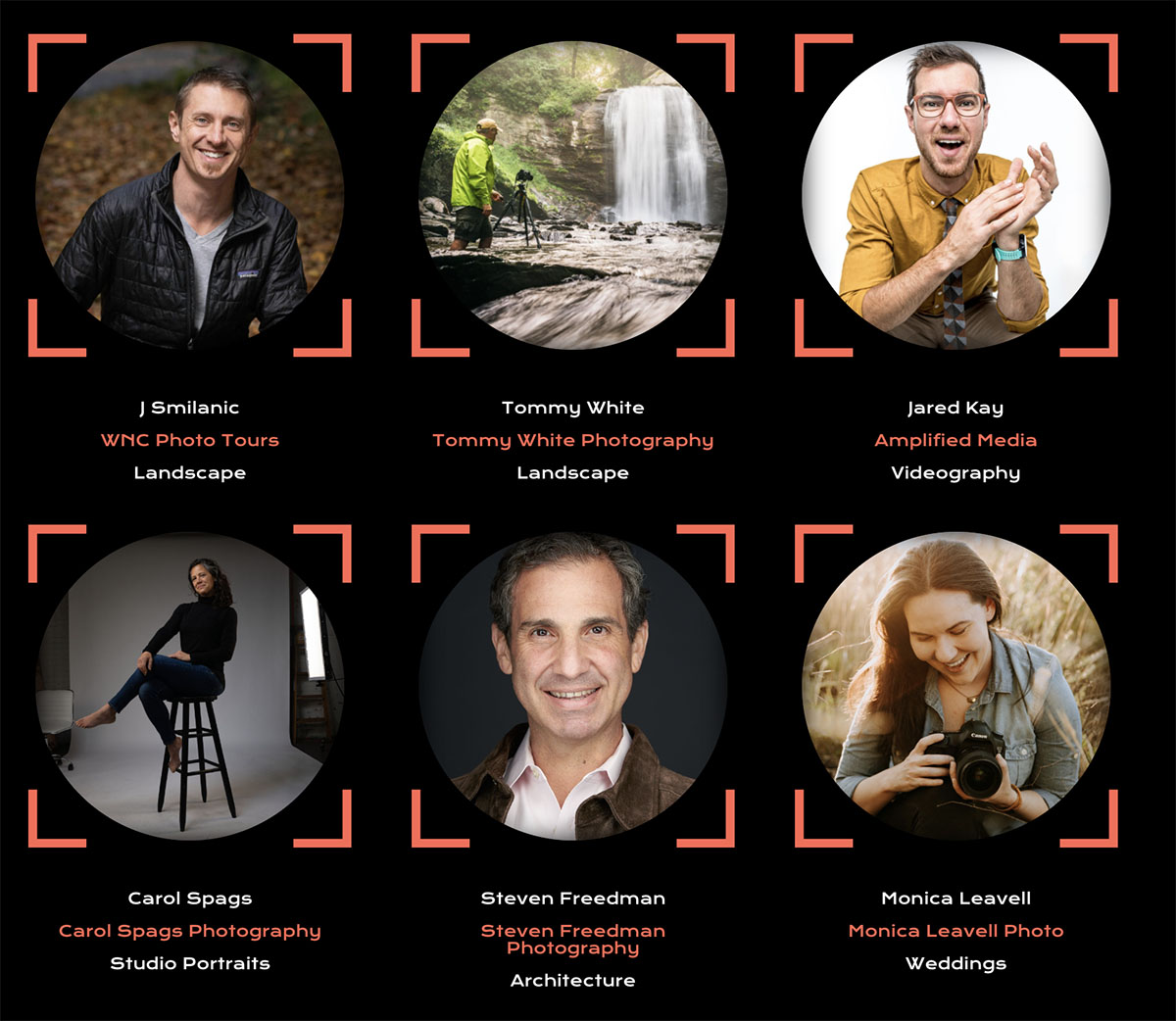 AVL Photo Summit speakers